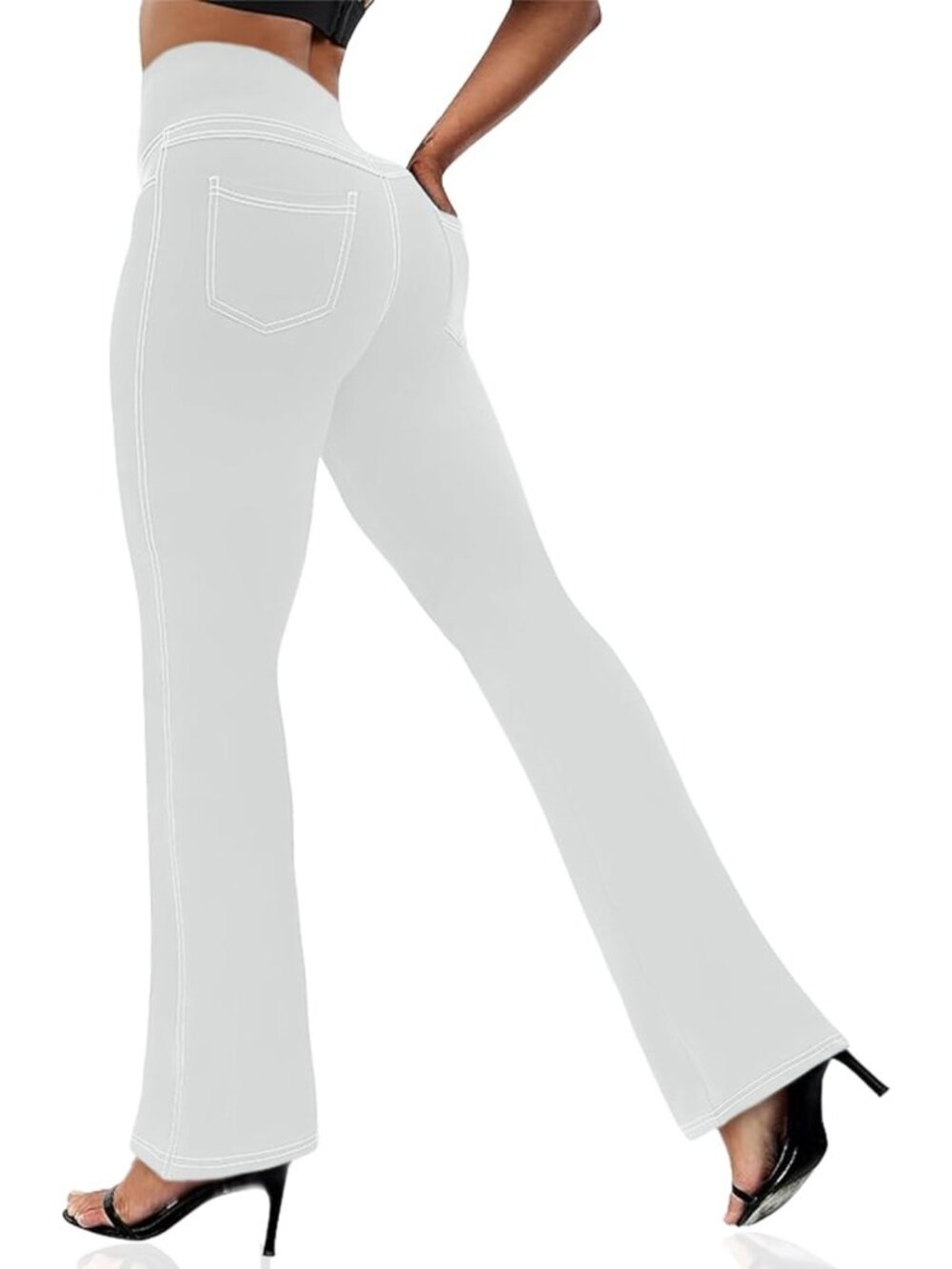 Stylish Bootcut Yoga Leggings with 4 Pockets - Flare Pants for Comfort